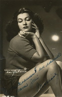 Real Photo Close Up Sexy Cuban Artist Autograph Light Crease - Cuba