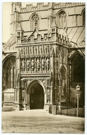 GLOUCESTER CATHEDRAL : SOUTH PORCH / ADDRESS - DERBY, ASHBOURNE ROAD (GOODEY) - Gloucester