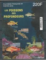 Polynésie Française 2019 - Bloc Les Poissons Des Profondeurs - Blocs-feuillets