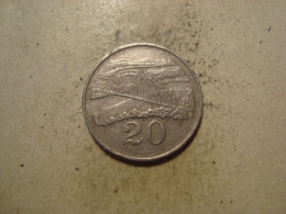 MONNAIE ZIMBABWE 20 CENTS 1997 - Simbabwe