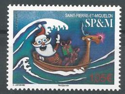 SPM 2019 - Le Père Noël Au Vent De Sa Bouée - Unused Stamps