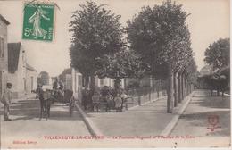 89 - VILLENEUVE LA GUYARD - LA FONTAINE REGNOUL ET AVENUE DE LA GARE - Villeneuve-la-Guyard