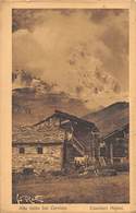 0872 "ALLE FALDE DEL CERVINO -CASOLARI ALPINI)" CART. ILL. ORIG.ED RATTI-BERRY - Panoramic Views