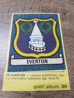 JEANS Sticker Yugoslavia From 70s Football Club EVERTON GOOL ALBUM - Other & Unclassified
