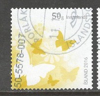 Ijsland, Yv 1426 Jaar 2016,  Gestempeld - Used Stamps