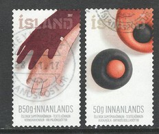 Ijsland, Yv 1445-46  Jaar 2017, Reeks, Gestempeld - Usati