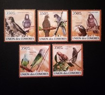 Timbres Neufs Des Comores : Perroquets - Perroquets & Tropicaux