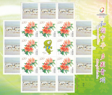China 2011 Stamp Colourful Guizhou And Black-necked Crane Special Sheet - Nuovi