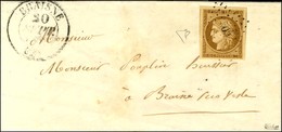 PC 500 / N° 1 Superbes Marges Càd T 13 BRAISNE (2) Sur Lettre Avec Texte Adressée Localement. - SUP. - R. - 1849-1850 Ceres