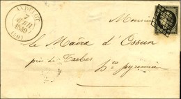 Grille / N° 3 Noir Sur Blanc Càd T 13 ANDELOT (50). 1849. - TB / SUP. - 1849-1850 Ceres