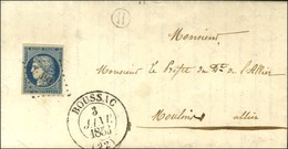 PC 493 / N° 4 Càd T 13 BOUSSAC (22) B. RUR. H Sur Lettre Avec Texte Daté De Lavaufranche Le 2 Janvier 1852. - SUP. - 1849-1850 Ceres