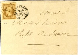 PC 289 / N° 9 Superbes Marges Càd T 15 BAUME LES DAMES (24) Sur Lettre Adressée Localement. 1854. - TB / SUP. - R. - 1852 Luis-Napoléon