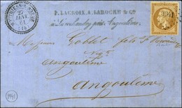 PC 3941 / N° 13 Càd T 22 MOUTHIERS-S-BOEME (15) Sur Lettre Locale. 1861. - SUP. - 1853-1860 Napoléon III.