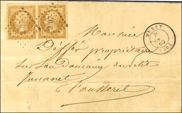 PC 2207 / N° 13 Paire Belles Marges Càd T 15 MURET (30). 1860. - SUP. - 1853-1860 Napoléon III