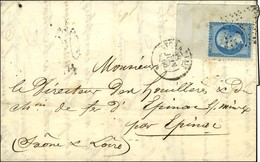 Losange LP / N° 22 Coin De Feuille Intégral Càd LYON A PARIS. 1866. - TB / SUP. - R. - 1862 Napoléon III