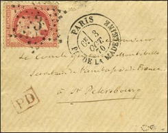 Etoile 3 / N° 32 (infime Def) Càd PARIS / PL. DE LA MADELEINE 3 OCT. 70 Sur Petite Enveloppe Avec Texte Datée Du 4 Octob - 1863-1870 Napoléon III Con Laureles