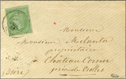 Càd T 18 BASTIA / CORSE / N° 35 Sur Enveloppe Carte De Visite Pour L'Isère. 1883. - TB / SUP. - 1870 Asedio De Paris