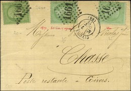 GC 1661 / N° 20 + 35 (2) Càd T 17 GIVORS (68) Sur Lettre Locale. 1872. - TB. - 1870 Asedio De Paris