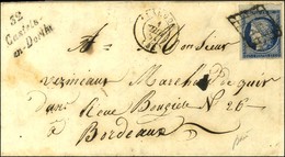 Grille / N° 4 Bdf Càd T 15 LANGON (32) Cursive 32 / Castets / En-Dorthe. 1851. - TB. - 1849-1850 Cérès