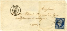 PC 511 / N° 14 (pd) Càd T 15 BREST (28) Sur Enveloppe Avec Texte D'un Bagnard, Dans Le Texte '' Bagne De Brest Salle 3 2 - 1853-1860 Napoléon III