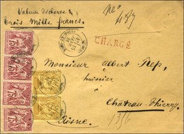 Càd SEVRES / SEINE-ET-OISE / N° 71 (4) + 92 (2) Sur Lettre Chargée. 1881. - TB / SUP. - 1876-1878 Sage (Type I)