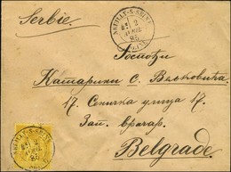 Càd NEUILLY-S-SEINE / SEINE / N° 92 Pour Belgrade (Serbie). 1885. - SUP. - 1876-1878 Sage (Type I)