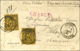 Càd T 18 RETHEL / ARDENNES / N° 93 (2) Sur Lettre Chargée. 1882. - TB / SUP. - 1876-1878 Sage (Type I)