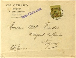 Càd CHAUMONT / HAUTE MARNE / N° 96 Sur Papiers D'affaires Annotés. 1898. - SUP. - 1876-1878 Sage (Type I)