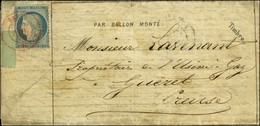 Càd Rouge PARIS SC  23 NOV. 70 / N° 37 Sur Dépêche-Ballon N° 7 Pour Guéret (Creuse). Au Verso, Càd D'arrivée 10 DEC. 70. - Krieg 1870