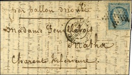 Etoile / N° 37 Càd PARIS (60) 10 DEC. 70 Sur Lettre Pour Matha (Charente Inférieure). Au Verso, Càd D'arrivée 20 DEC. 70 - Guerra De 1870
