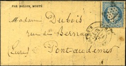 Etoile 17 / N° 37 Càd PARIS / R. DU PONT NEUF 14 JANV. 71 Sur Gazette Des Absents N° 27. Au Verso, Càd CHERBOURG A PARIS - Guerra De 1870