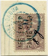 !!! PRIX FIXE : COTE DES SOMALIS, N°98 D'ETHIOPIE OBLIT SUR FRAGMENT, CACHET FRANÇAIS ÉCHOPPÉ DE DIRRE DAOUA - Used Stamps