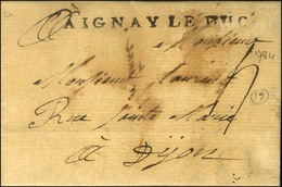 AIGNAY LE DUC (L N° 1). 1784. - TB. - 1701-1800: Precursores XVIII