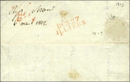 DEB. 27 / ILLIERS Rouge. 1813. - TB / SUP. - 1801-1848: Precursores XIX