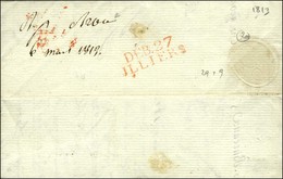 DEB. 27 / ILLIERS Rouge. 1813. - TB / SUP. - 1801-1848: Vorläufer XIX