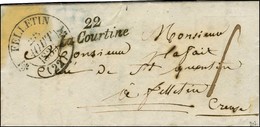 22 / La Courtine Càd T 12 FELLETIN (22) Taxe 1 Sur Lettre Locale. 1839. - TB / SUP. - Otros & Sin Clasificación