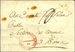 83 / JOIGNY Rouge Sur Lettre Pour Le Comité De Salut Public, Section Des Armes à Paris. Au Recto, Cachet Rouge COMITE DE - Sonstige & Ohne Zuordnung