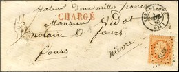 PC Du GC 3379 / N° 23 Càd T 15 SENS-S-YONNE Sur Lettre Chargée. 1865. - TB / SUP. - Otros & Sin Clasificación
