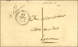 Cursive 83 / St Valérien Sur Lettre Locale Taxée 1 Dateur B. 1853. - SUP. - Otros & Sin Clasificación