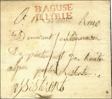 RAGUSE / ILLYRIE Rouge Sur Lettre Sans Texte. - SUP. - R. - 1792-1815 : Departamentos Conquistados