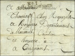N°1 / ARM. DE DALMATIE Sur Lettre Avec Bon Texte Daté De Ragusse Le 25 Janvier 1809. - TB / SUP. - R. - 1792-1815 : Departamentos Conquistados