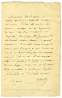 DIDEROT Denis (1713-1784), Philosophe Et Encyclopédiste Des Lumières. - Otros & Sin Clasificación