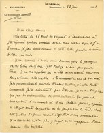 LYAUTEY Hubert (1854-1934), Maréchal De France, De L'Académie Française. - Otros & Sin Clasificación