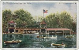 Etats-unis New York  Boat House In Central Park - Central Park