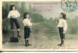 N°949 T -cpa Nos Bambins Sous Louis XIII -escrime- - Fencing