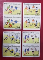 GABON 1990 IMPERF ND MICHEL Mi A / D 1063 A1063 / D1063 SOCCER WORLD CUP ITALY FOOTBALL COUPE MONDE  - MNH - ULTRA RARE - 1990 – Italie