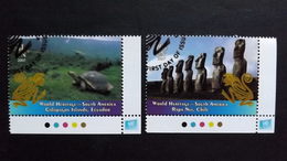 UNO-New York 1066/7 Oo/ESST, UNESCO-Welterbe: Südamerika, Galapagos, Osterinsel - Used Stamps