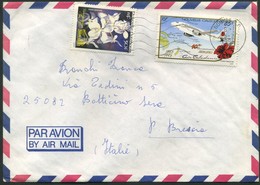 1995 Nuova Caledonia, Lettera In Posta Aerea Per L'Italia Timbro Di Arrivo - Storia Postale