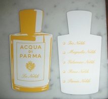 Carte Parfumée Acqua Di Parma Le Nobili - Modernes (à Partir De 1961)