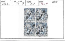 NOSSIBBE N° 24 OBL BLOC 4 - Used Stamps